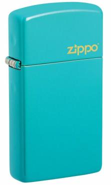  Zippo Slim Turquoise Zippo Logo 49529ZL feuerzeug