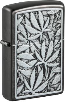  Zippo Cannabis Leaves Emblem 48123 feuerzeug