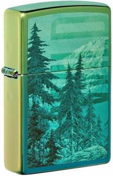  Zippo Mountain Design High Polish Teal 49461 feuerzeug