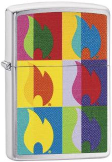  Zippo Abstract Flame 29623 Feuerzeug