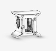  Pandora Sparkling Gemini Zodiac 798428C01 clip