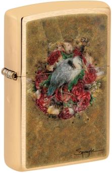  Zippo Spazuk Bird and Roses 48329 feuerzeug