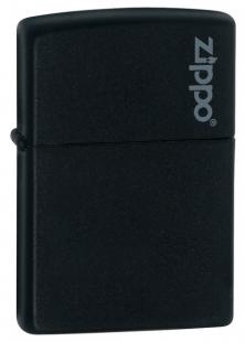 Zippo Black Matte w/Zippo Logo 26092 Feuerzeug