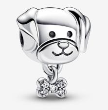  Pandora Pet Dog & Bone 792254C01 clip