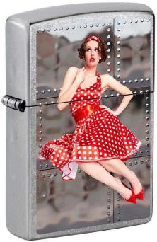  Zippo Pin Up Girl Polka Dot 3628 feuerzeug