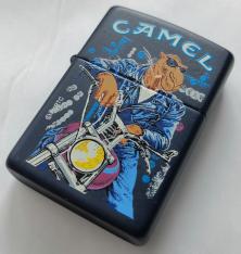 Zippo Camel Joe Motorcycle Blue Feuerzeug