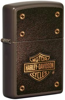  Zippo Harley Davidson Leather Design 49466 feuerzeug