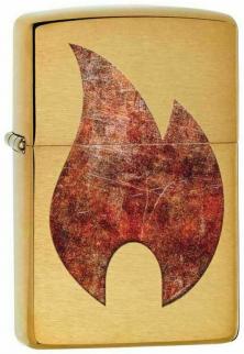  Zippo Rusty Flame Design 29878 Feuerzeug
