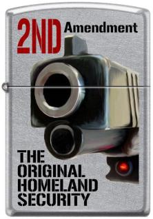  Zippo 2nd Amendment Original Homeland Security 3362 feuerzeug