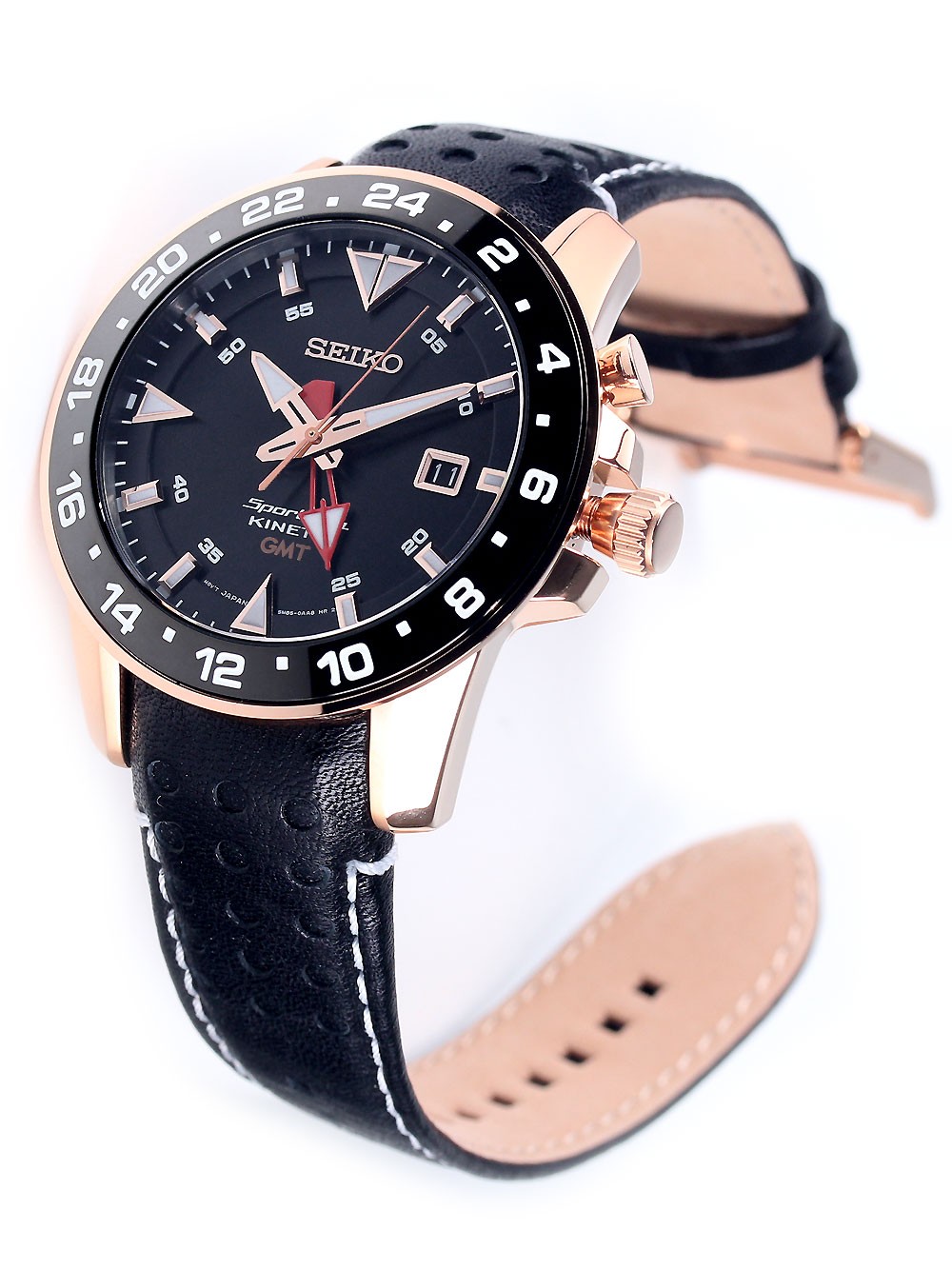 Seiko SUN028P1 Sportura GMT Kinetic Uhren