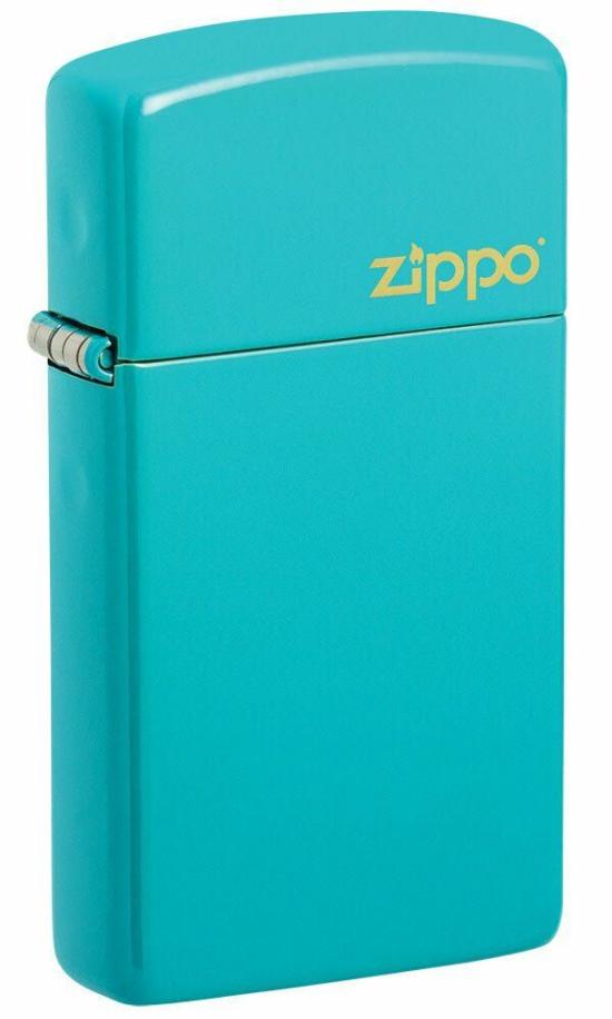  Zippo Slim Turquoise Zippo Logo 49529ZL feuerzeug