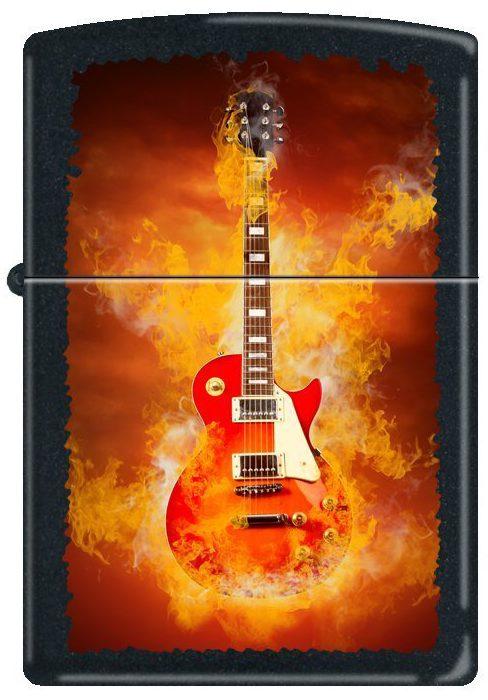 Zippo Flaming Guitar 0232 Feuerzeug