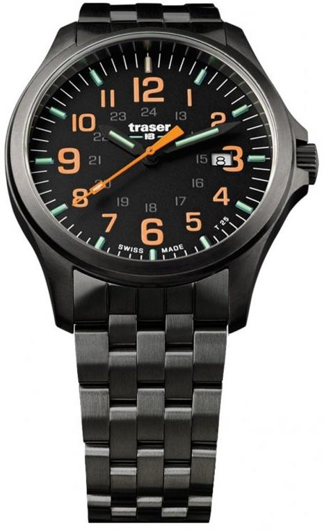  Traser P67 Officer Pro GunMetal Black/Orange 107870 Uhren