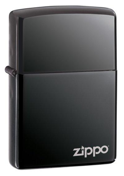 Zippo Black Ice W/Logo 150ZL Feuerzeug