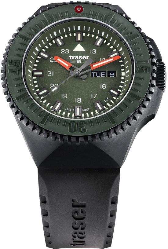  Traser P69 Black Stealth Green 109859 uhren