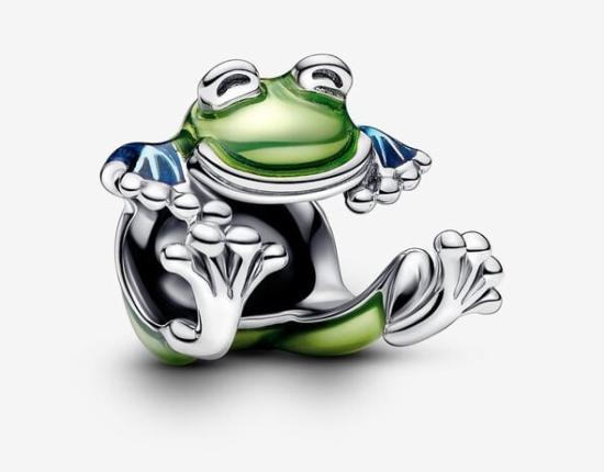  Pandora Climbing Frog 793342C01 clip