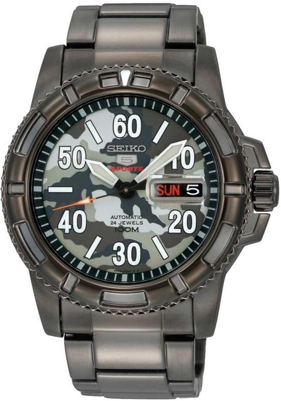  Seiko SRP225K1 5 Sports Military Automatic Uhren