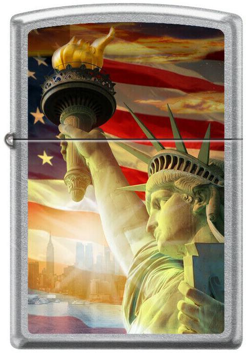  Zippo Statue of Liberty Sunrise 0669 Feuerzeug