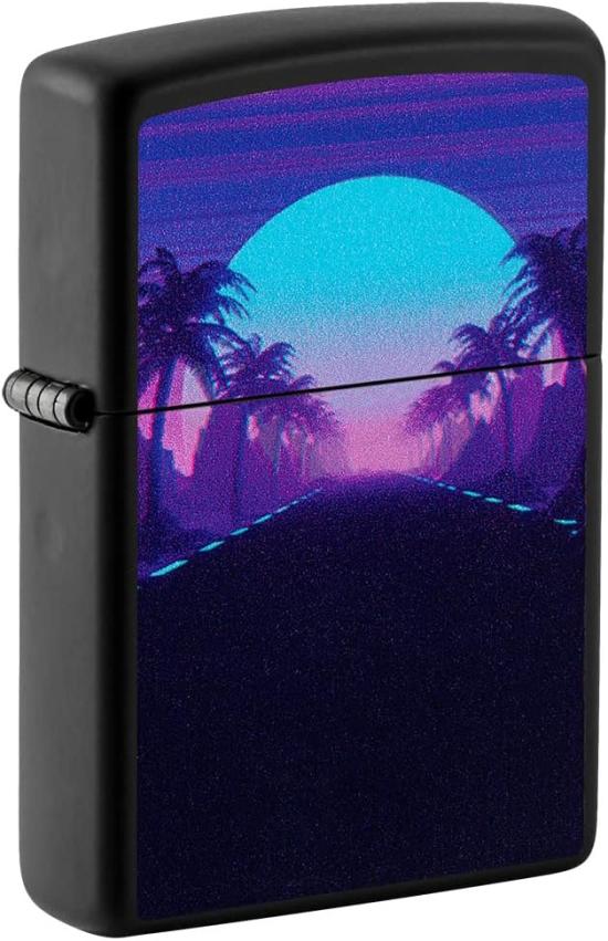  Zippo Sunset Black Light Design 49809 feuerzeug