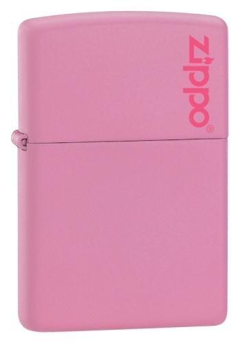 Zippo Pink Matte W/Logo 238ZL Feuerzeug