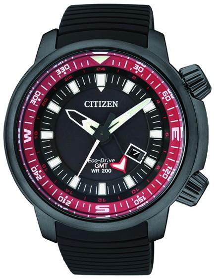 Citizen BJ7085-09E Eco-Drive GMT Diver Uhren